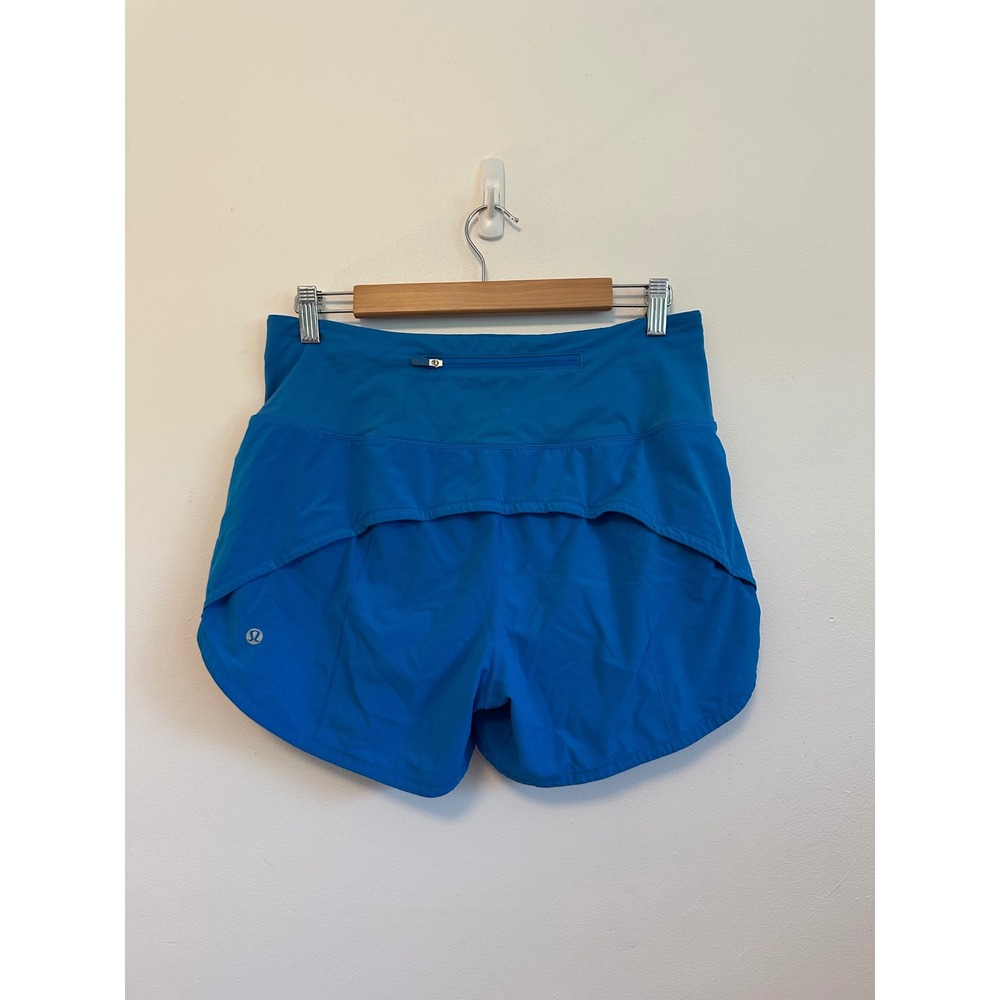 Lululemon Speed Up High-Rise Lined Short in Blue | Size 8 - Picture 3 of 8